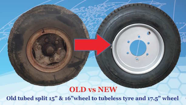 tubeless tire with inner tube